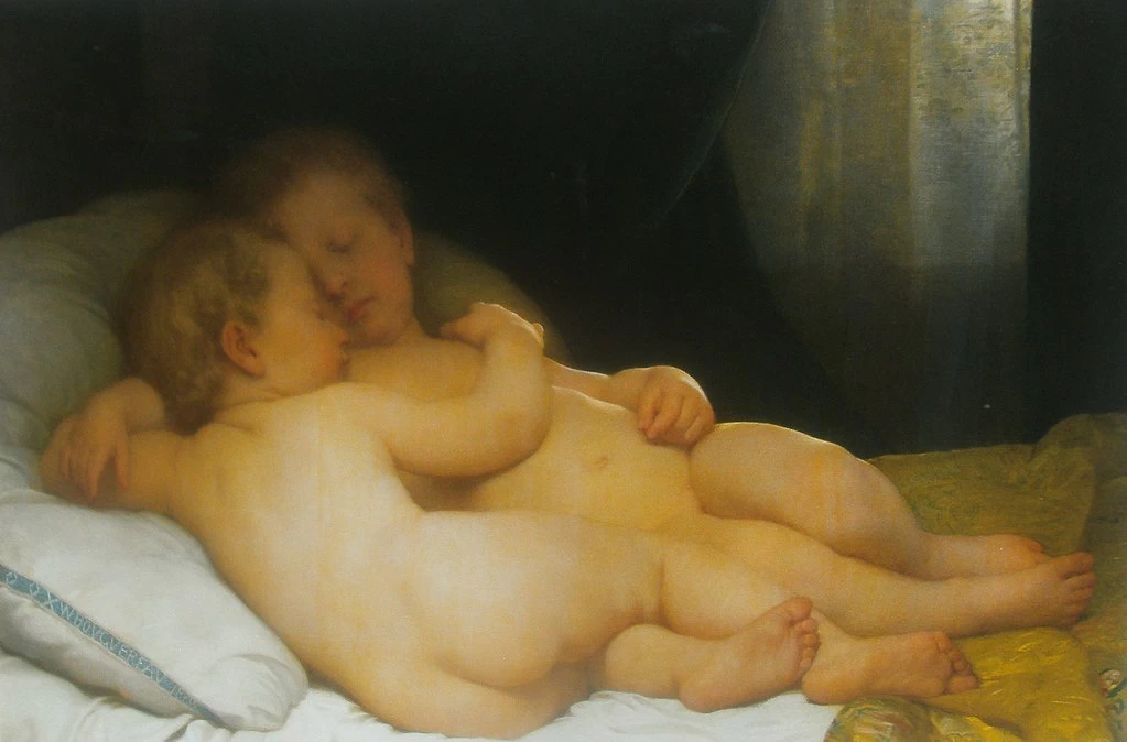 Bambini che dormono - dettaglio
